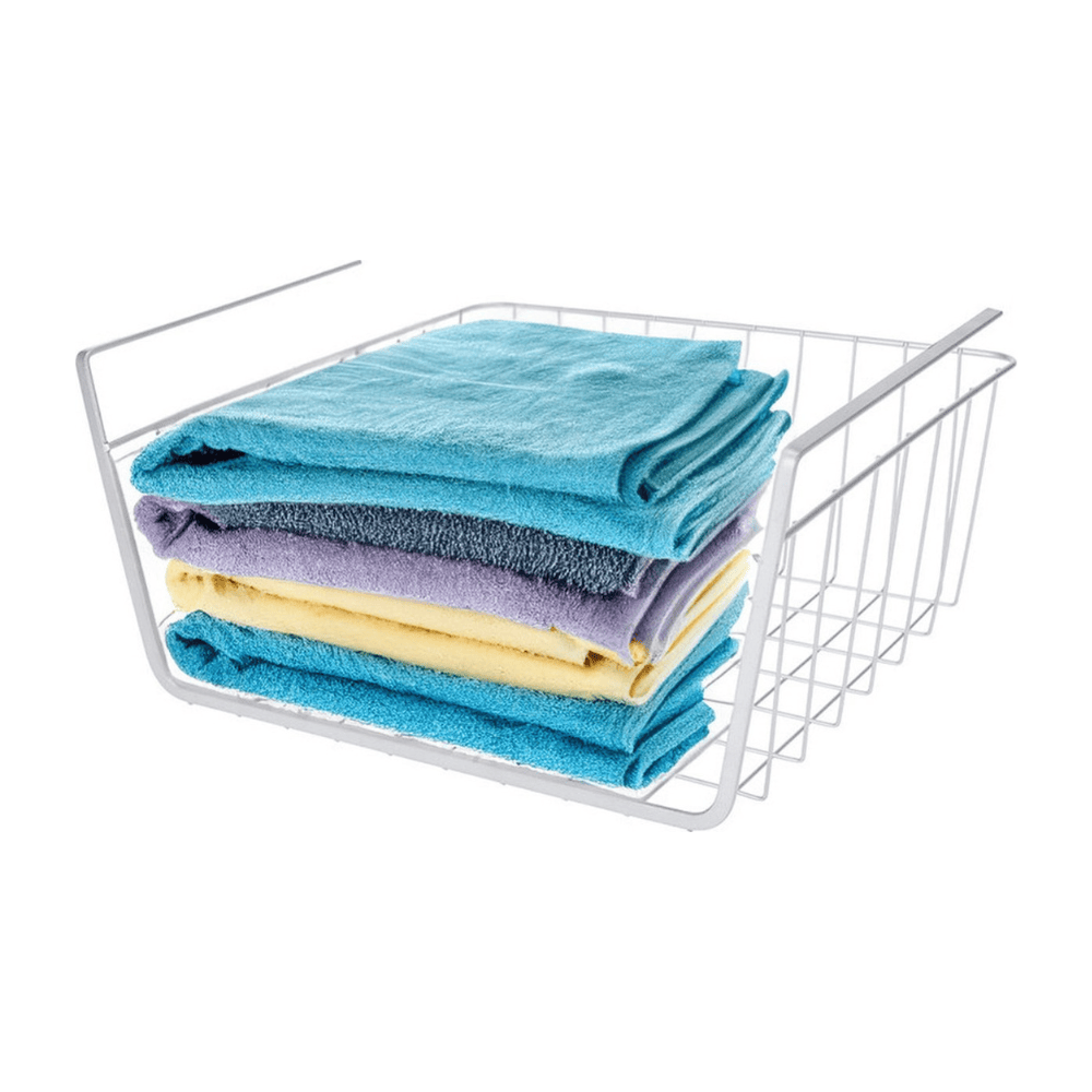 Alpha 55 Panier suspendu en métal gris rangement pratique
