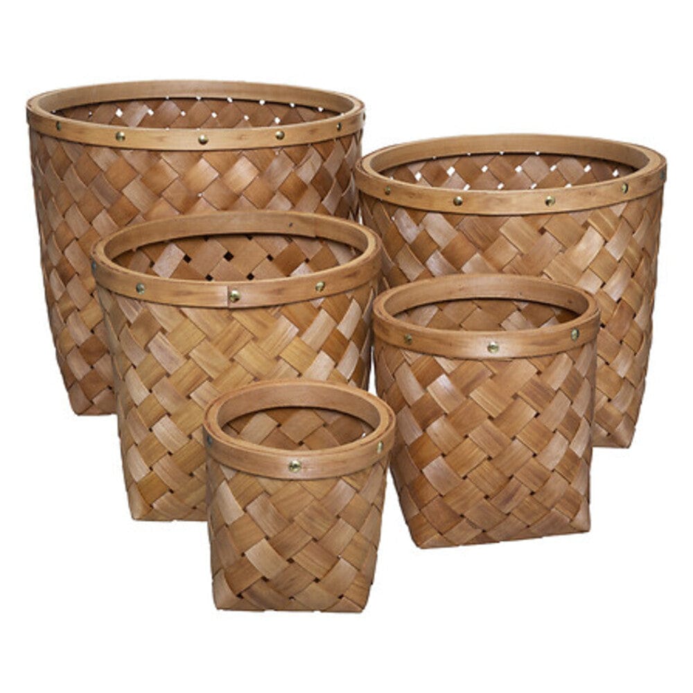 Alpha 55 Paniers ronds en bois