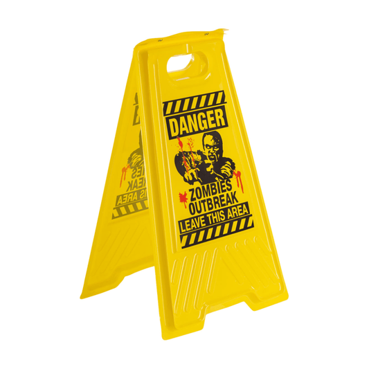 Alpha 55 Panneau de Sol PVC Jaune 50 x 30 cm – Halloween