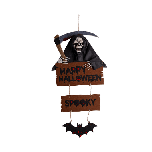 Alpha 55 Panneau Faucheur en Feutre 42 x 92 cm – Halloween