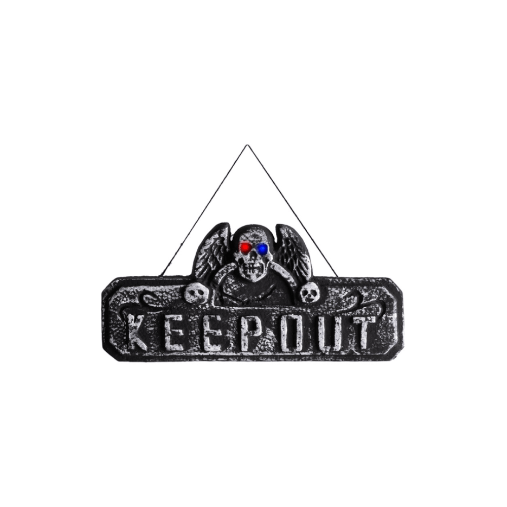 Alpha 55 Panneau LED Keep Out 42 cm – Décoration Halloween
