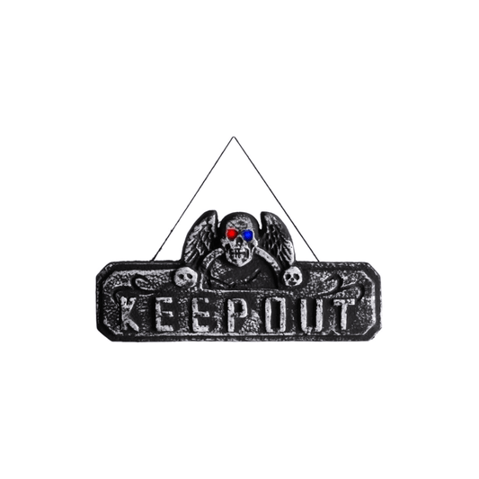 Alpha 55 Panneau LED Keep Out 42 cm – Décoration Halloween