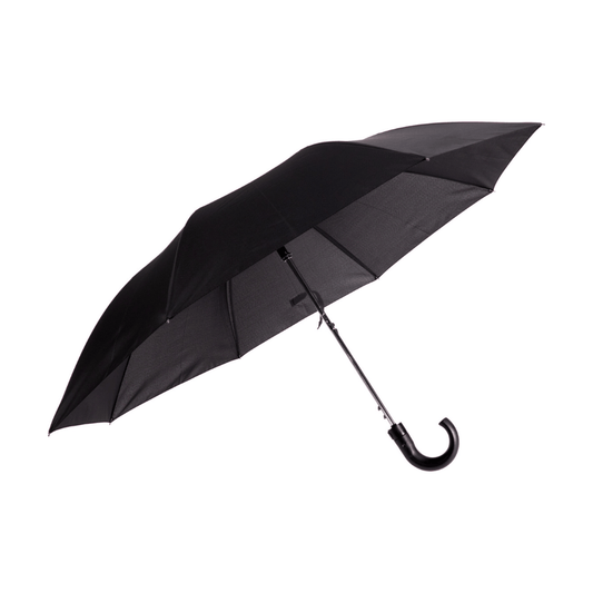 Alpha 55 Parapluie uni noir élégant et résistant