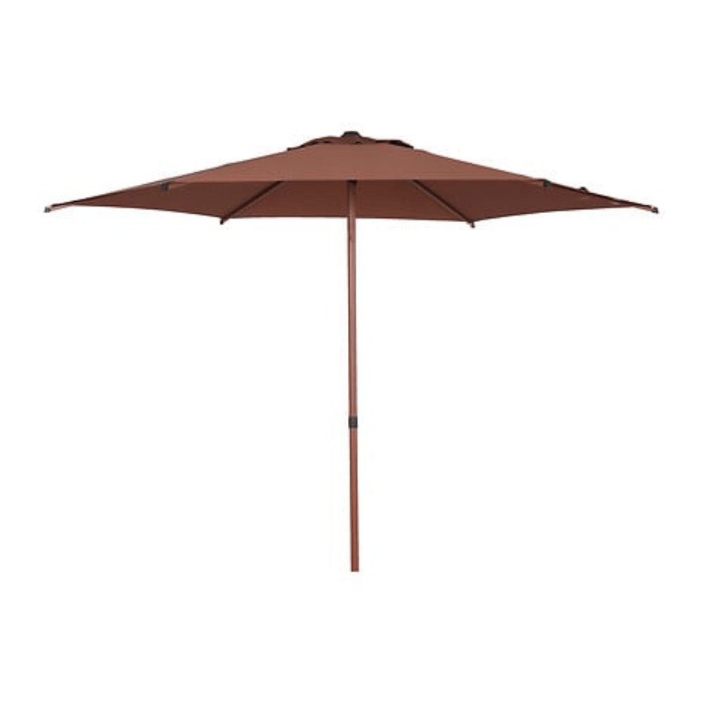 Alpha 55 Parasol droit inclinable Soy acajou jardin terrasse