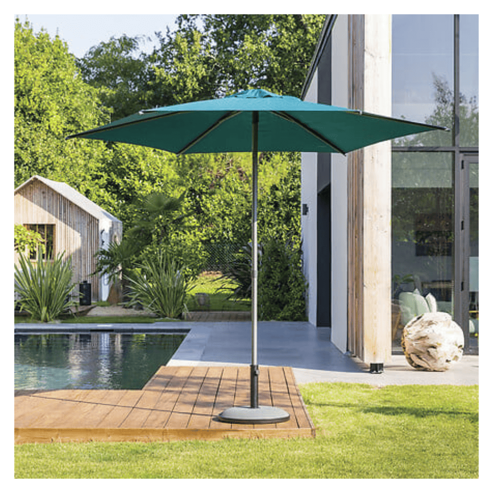 Alpha 55 Parasol Droit Rond Sans Pied Extérieur