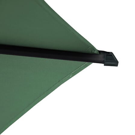 Alpha 55 Parasol droit Soya Ø220 cm Vert olive
