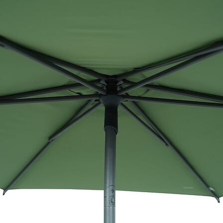 Alpha 55 Parasol droit Soya Ø220 cm Vert olive