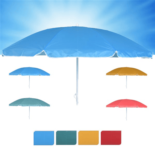 Alpha 55 Parasol uni 150 cm, 4 couleurs assorties