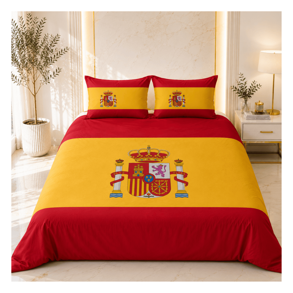 Alpha 55 Parure de Lit 4 Pièces Espagne - Douceur & Confort