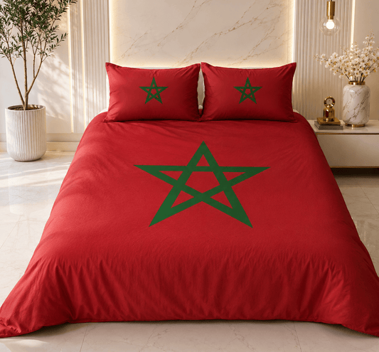 Alpha 55 Parure de Lit 4 Pièces Maroc - Douceur & Confort