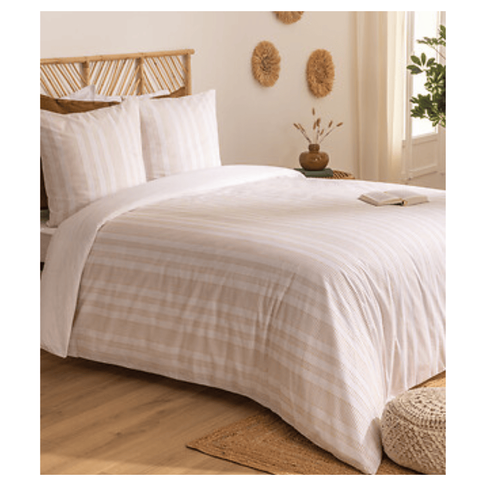 Alpha 55 Parure de Lit Dobby Isao 260 x 240 cm Coton