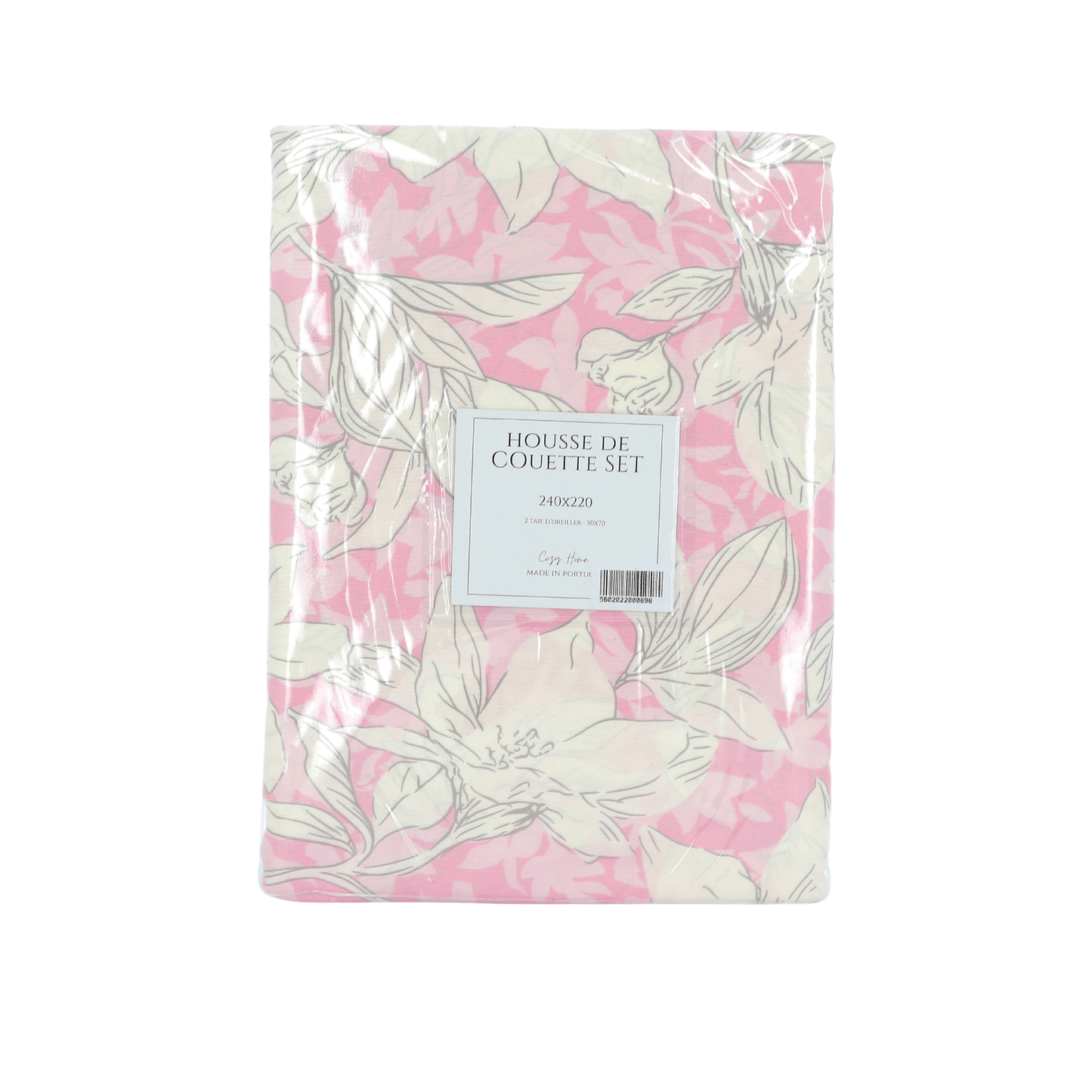 Alpha 55 Parure de lit en coton avec 2 taies d'oreiller