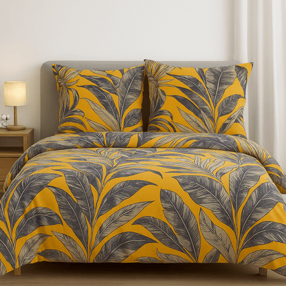 Alpha 55 Parure de lit en coton avec 2 taies d'oreiller