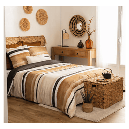 Alpha 55 Parure de Lit Hana 240 x 220 cm Percale de Coton