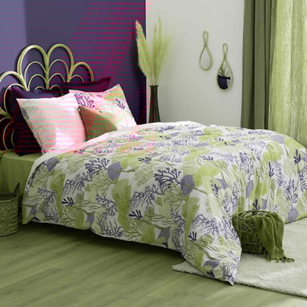 Alpha 55 Parure de lit imprimée "Azura" en coton