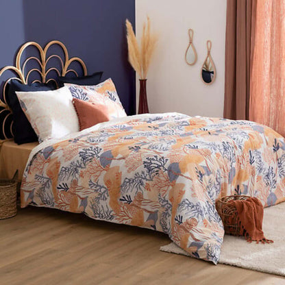 Alpha 55 Parure de lit imprimée "Azura" en coton