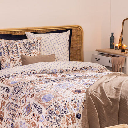 Alpha 55 Parure de lit imprimée "Khafu" en coton