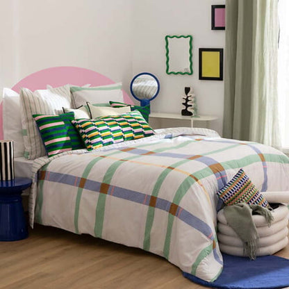 Alpha 55 Parure de lit imprimée "Ritchi" en coton