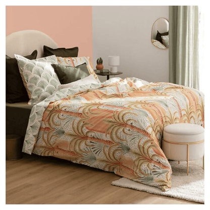 Alpha 55 Parure de Lit Janice 240 x 220 cm Percale de Coton