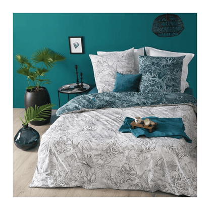 Alpha 55 Parure de Lit Jungle 240 x 220 cm Noir et Blanc