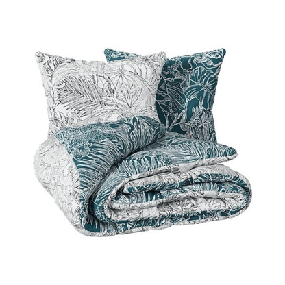 Alpha 55 Parure de Lit Jungle 240 x 220 cm Noir et Blanc