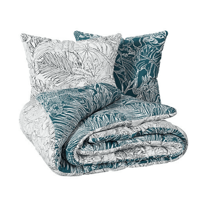 Alpha 55 Parure de Lit Jungle 260 x 240 cm Noir et Blanc