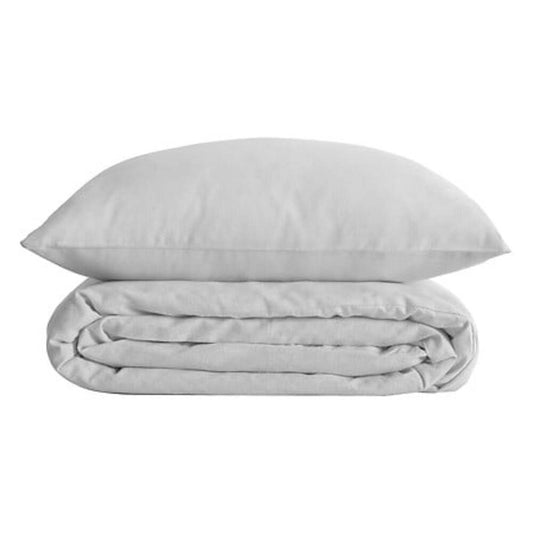 Alpha 55 Parure de lit percale de coton blanc – Douceur & élégance