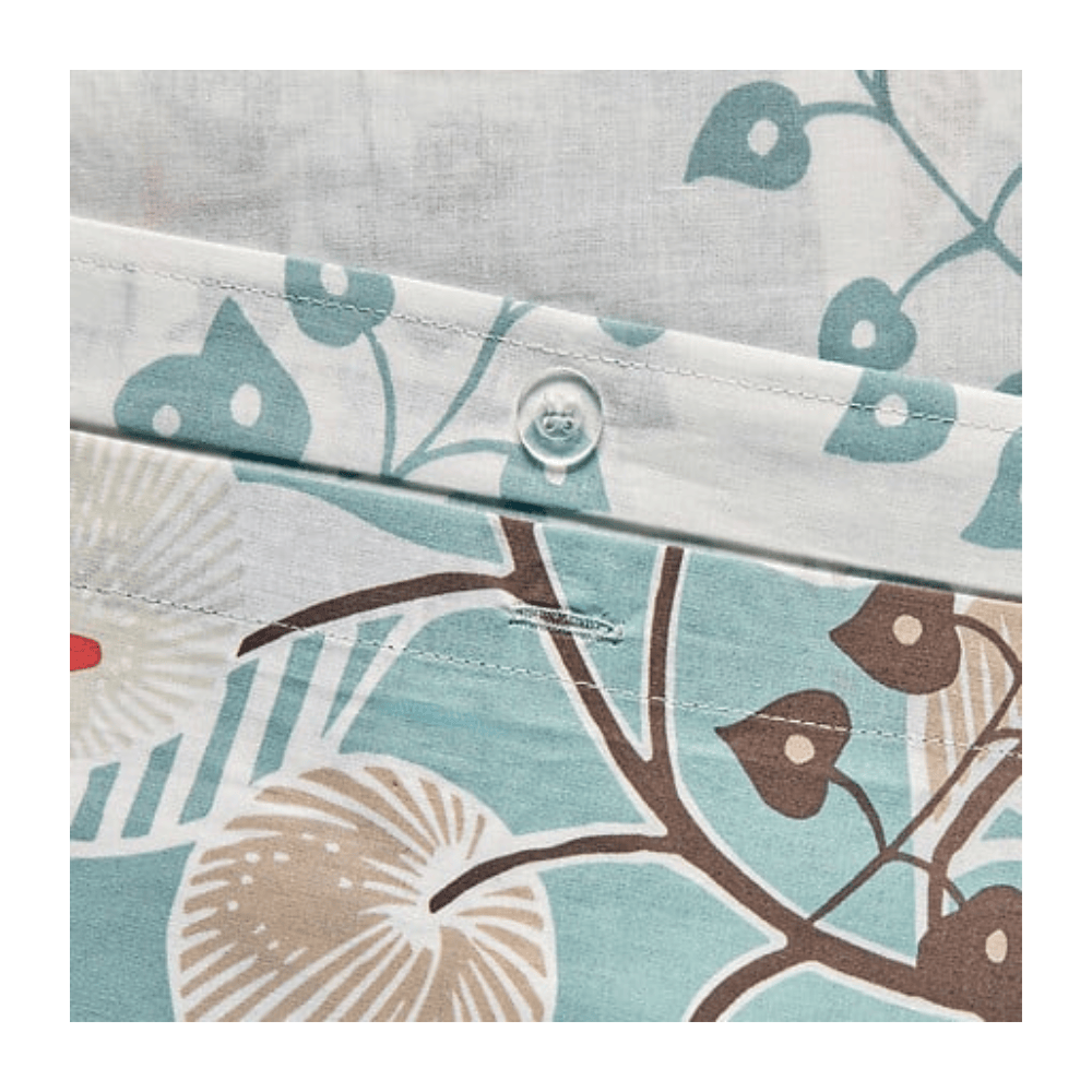 Alpha 55 Parure de Lit Végétal Marin 240 x 220 cm