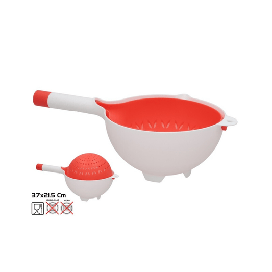 Alpha 55 Passoire à Poignée Oscillante – Ustensile de Cuisine Pratique
