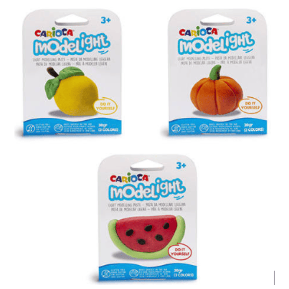 Alpha 55 Pâte à Modeler 30 g Fruits – Citrouilles, Citrons & Pastèques