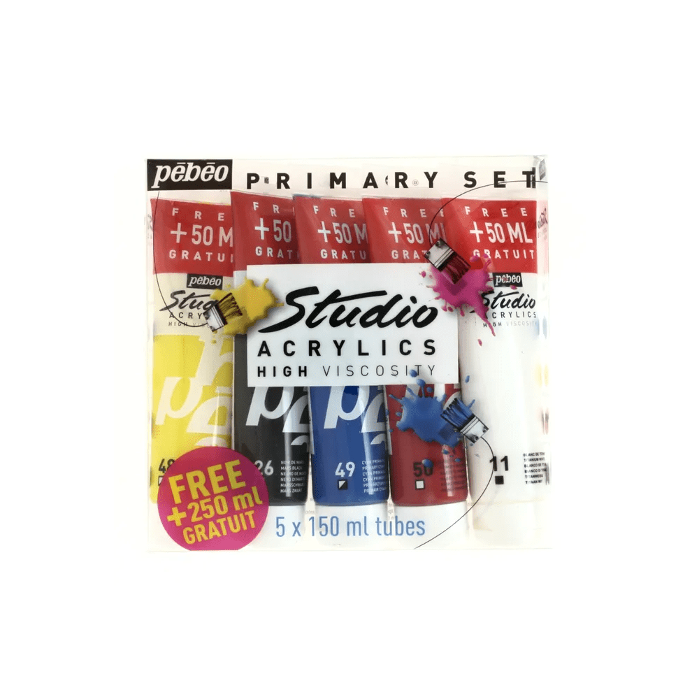 Alpha 55 Pebeo Set de 5 acrylics studio