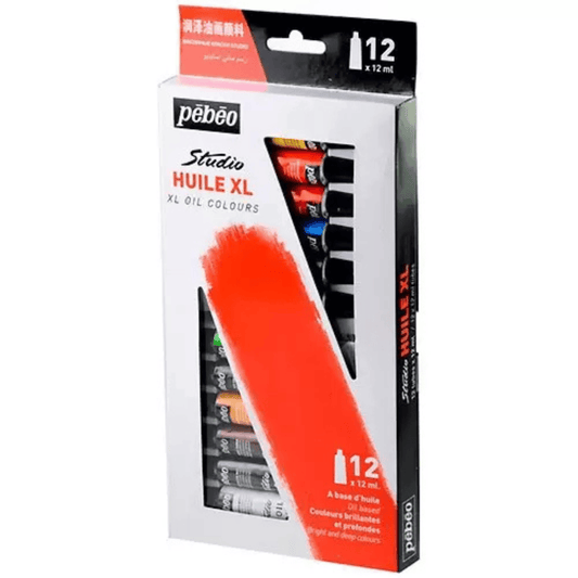 Alpha 55 Pébéo Studio Oleo Fine – Coffret 12 Tubes de 12 ml