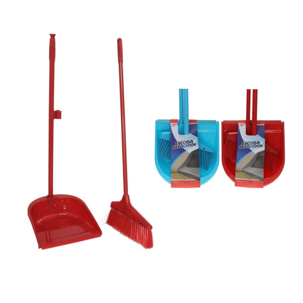 Alpha 55 Pelle & Balayette en Plastique avec Manche – Nettoyage efficace