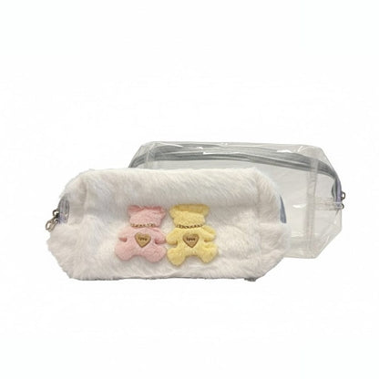 Alpha 55 Peluche trousse 2en1 ours – Douce & ludique