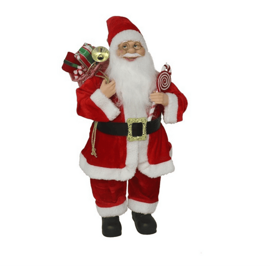 Alpha 55 Père Noël avec cadeaux & sucette – Décoration festive