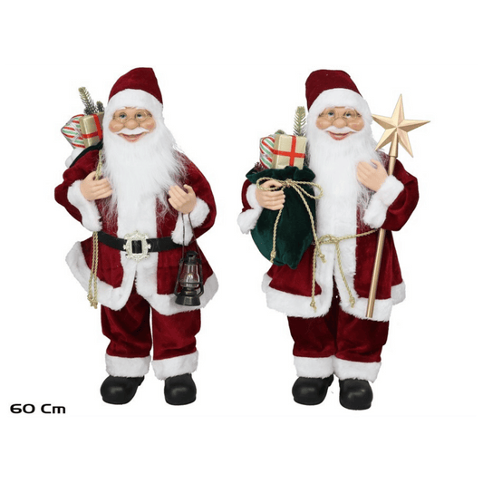 Alpha 55 Père-Noël Debout avec Cadeaux & Accessoires