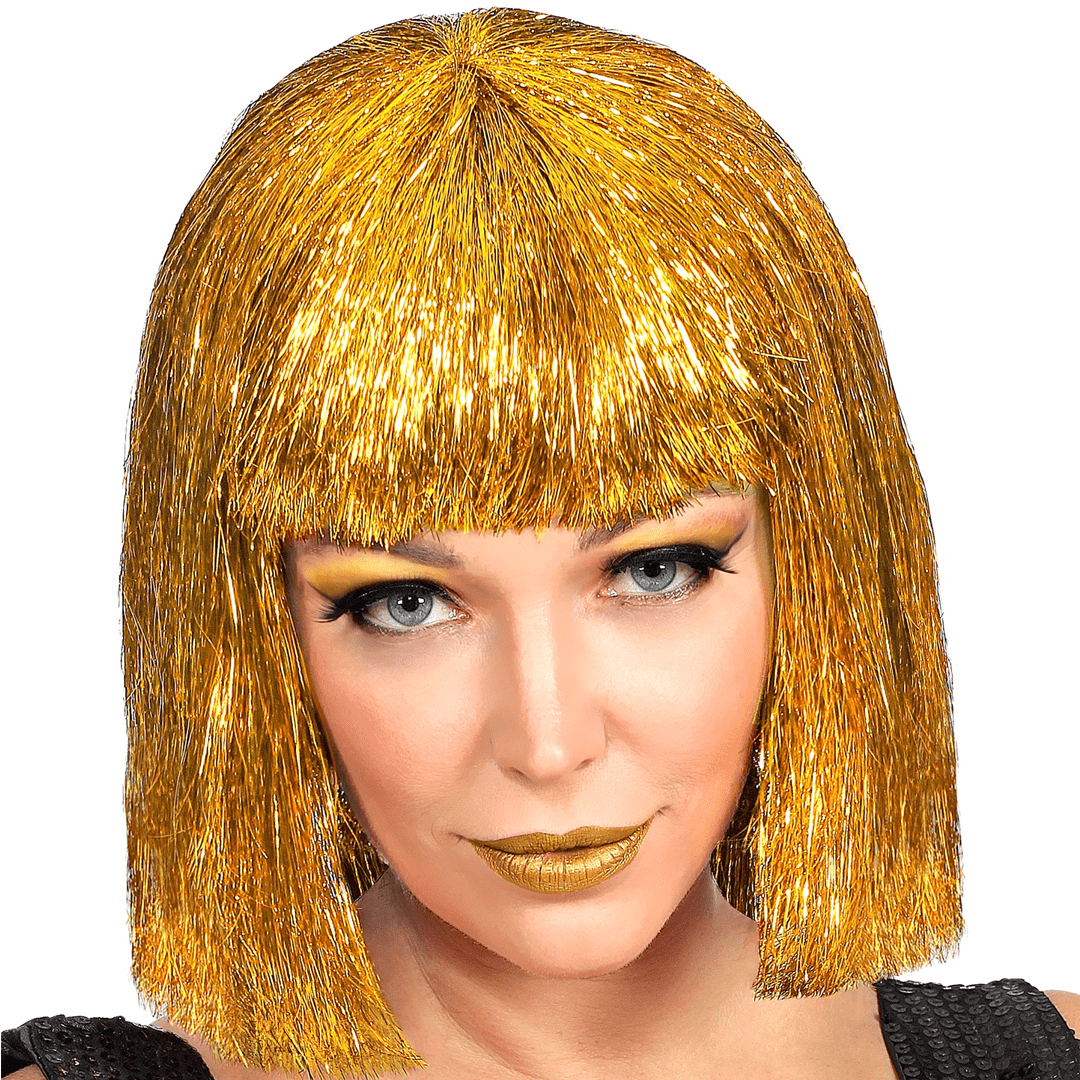 Alpha 55 Perruque adulte, Glitzy Vegas doré