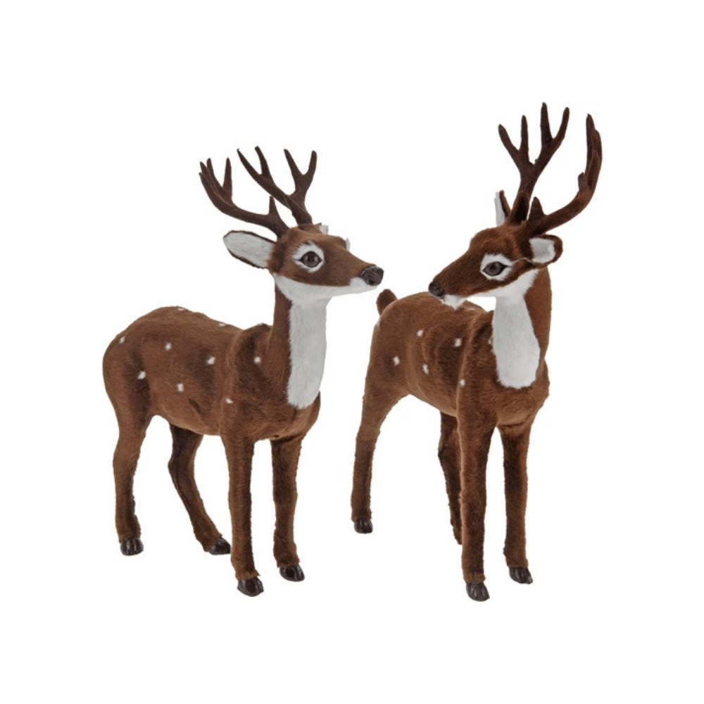 Alpha 55 Petit Cerf debout marron – décoration de Noël