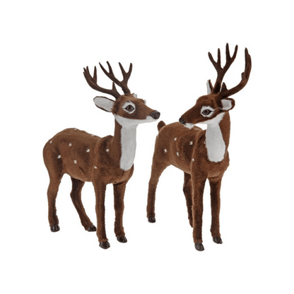 Alpha 55 Petit Cerf debout marron – décoration de Noël