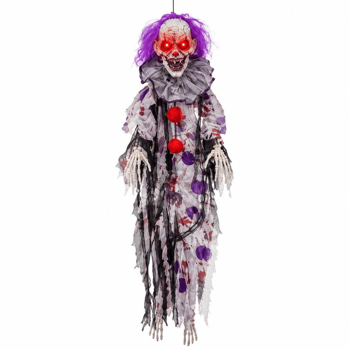 Alpha 55 Petit Clown Fantôme Suspendu 120 cm – Halloween