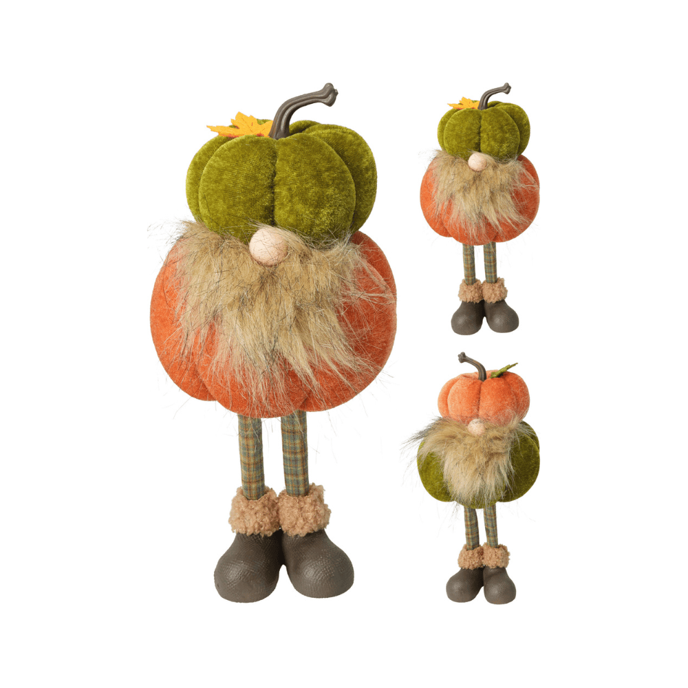 Alpha 55 Petit Gnome citrouille en tissu décoratif