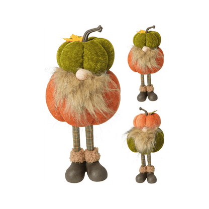 Alpha 55 Petit Gnome citrouille en tissu décoratif