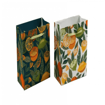 Alpha 55 Petit Sac cadeau motif agrumes