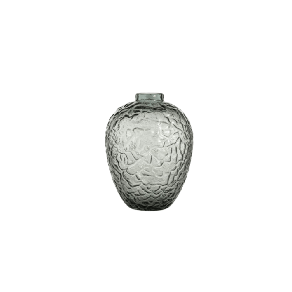 Alpha 55 Petit Vase Cruche en Verre Martelé – Style Authentique