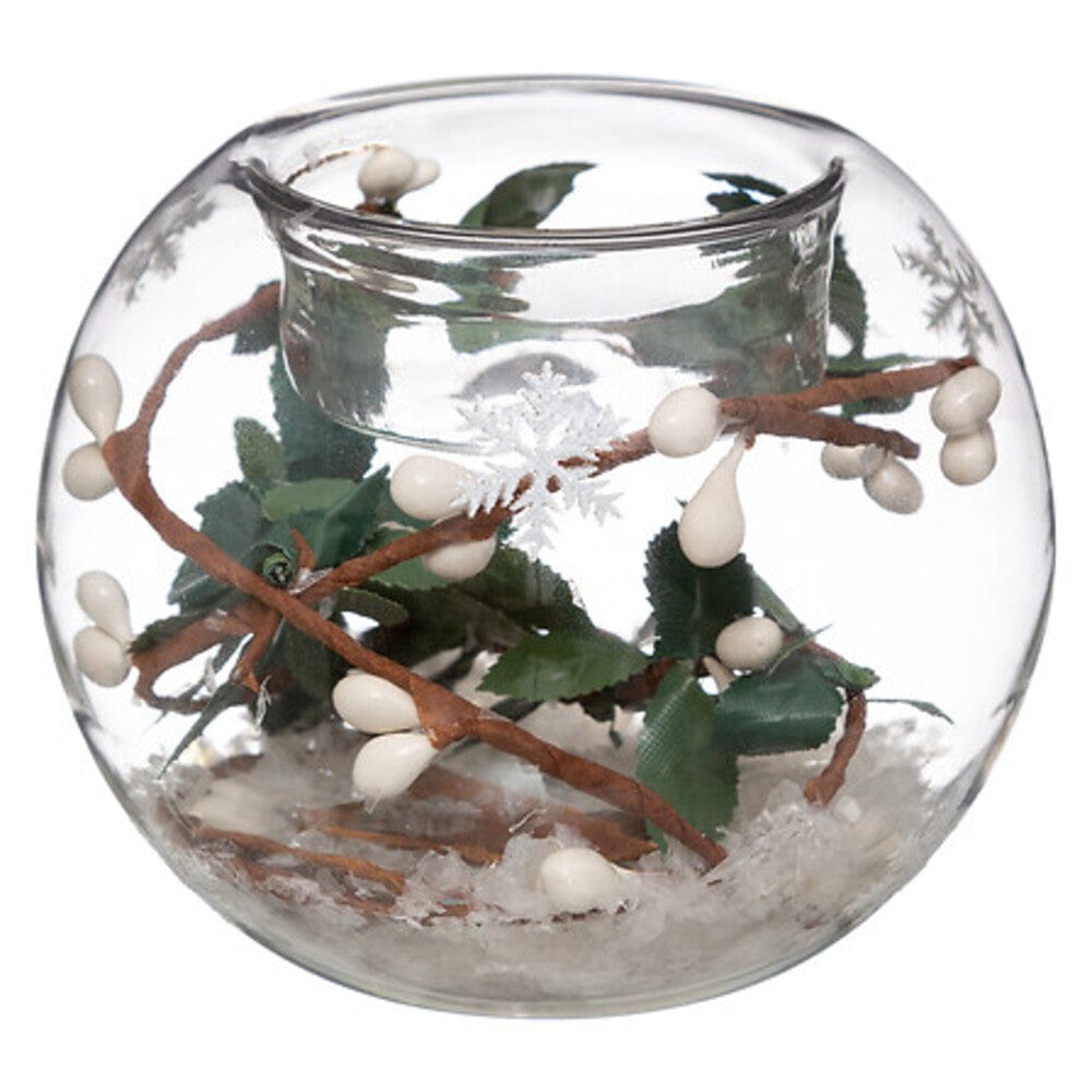 Alpha 55 Photophore boule décoré en verre