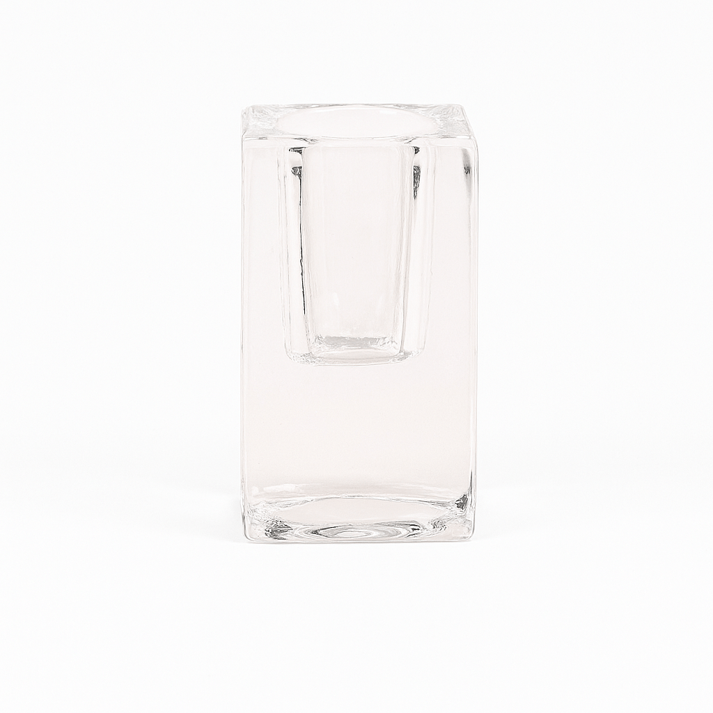 Alpha 55 Photophore en verre cristal