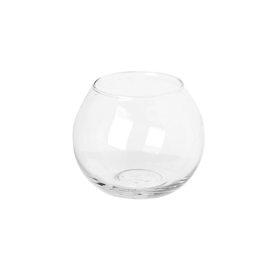 Alpha 55 Photophore rond Bohan en verre avec display