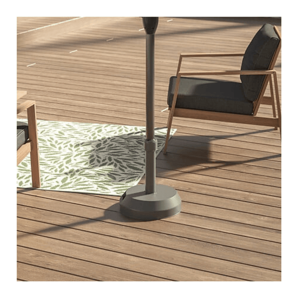 Alpha 55 Pied de parasol Haulio stable et résistant extérieur
