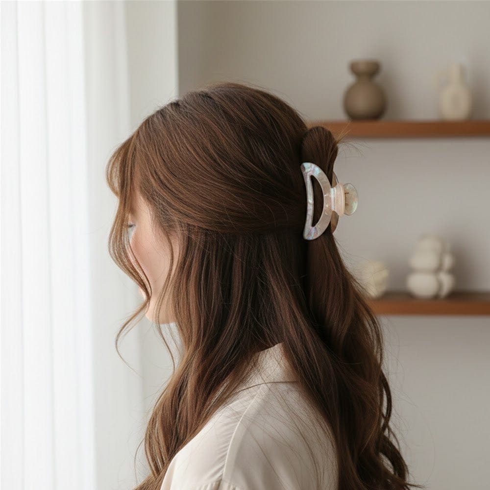 Alpha 55 Pince en plastique cheveux résistante