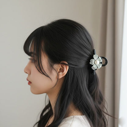 Alpha 55 Pince en strass fleur cheveux